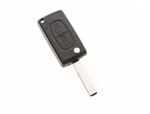 Citroën sleutelbehuizing 2-knops