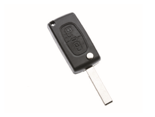 Citroën sleutelbehuizing 2-knops