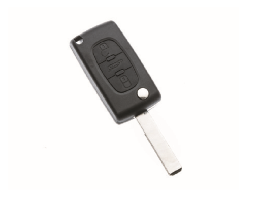 Citroën sleutelbehuizing 3-knops