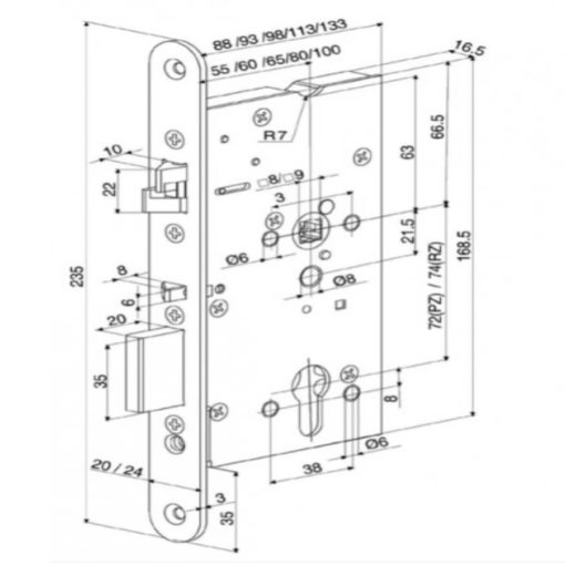 (anti)Paniekslot ASSA ABLOY EL160 - Afbeelding 3