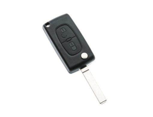 Peugeot sleutelbehuizing 2-knops