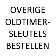 Overige oldtimersleutels