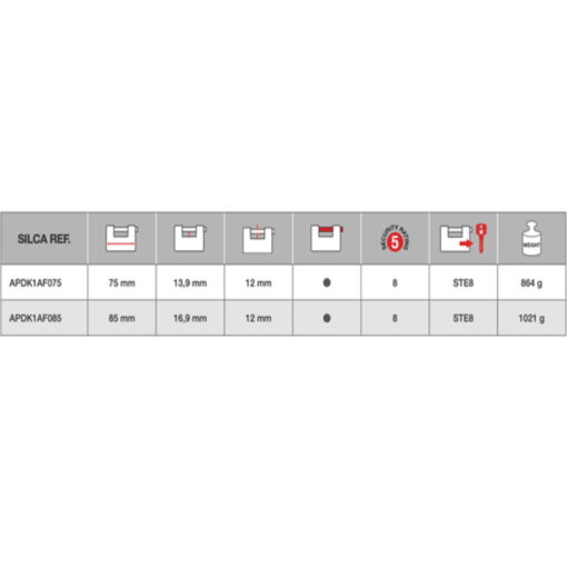 Silca STEM containerslot 85mm breed - Afbeelding 2